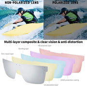 ÉÌƷͼƬ 60 | B0BZ4J86KV | FEISEDY Polarized Sunglasses for Men, Z87 Oversized Square Flat Top B2990