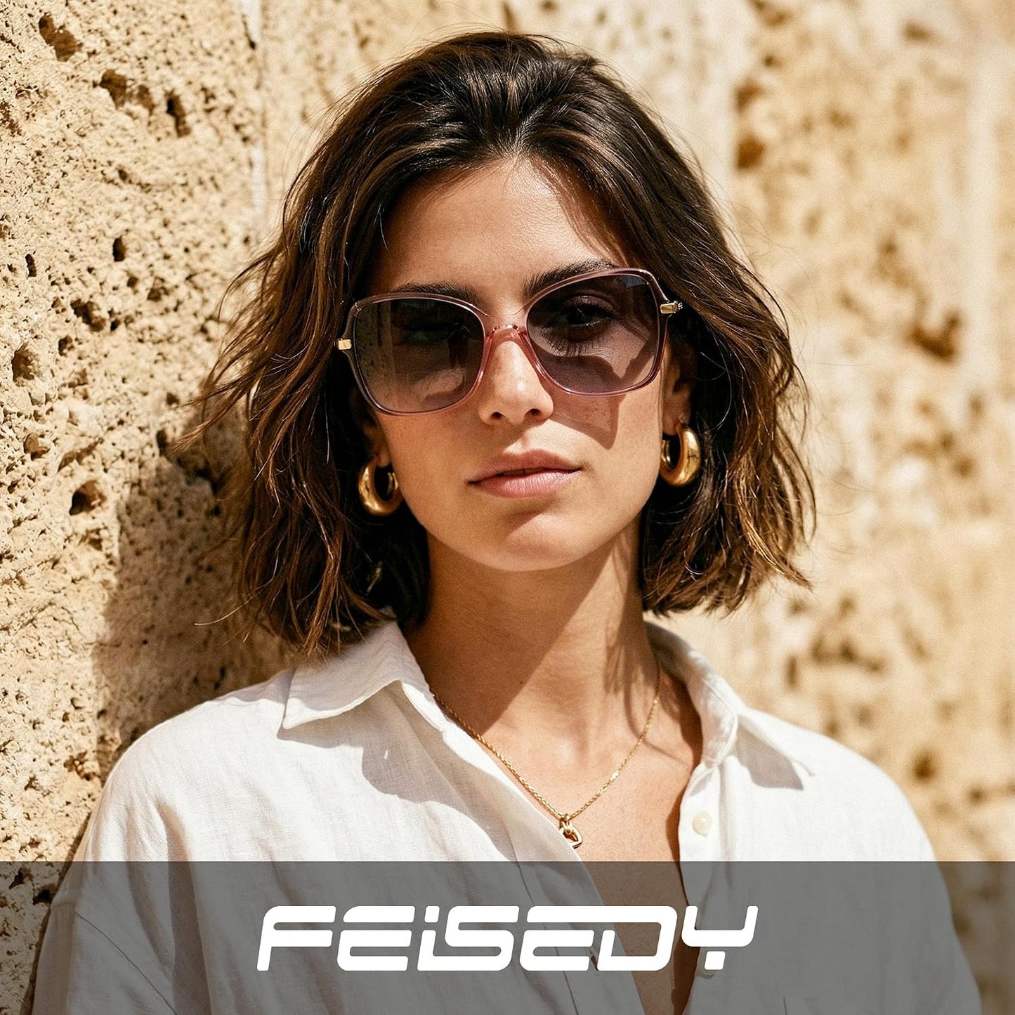 商品图片 10 | B0GT132JWH | FEISEDY Women Bifocal Sunglasses Reader UV400 Protection B0351 | Butterfly Sun Reader, Fashion Outdoor Reading Glasses