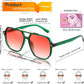 商品图片 11 | B0H71K72HH | FEISEDY Retro Aviator Sunglasses for Women Men 70s Square Sun Glasses B0281