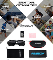 ÉÌƷͼƬ 73 | B09CT4VMCM | FEISEDY Classic Men Polarized Sports Sunglasses Night Driving Yellow Lenses Cycling Fishing Driving Glasses B2674