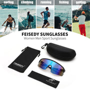 ÉÌƷͼƬ 30 | B0CSDCDBR7 | FEISEDY Cycling Sunglasses for Men Women, Sports Glasses for Youth Running Baseball Shades UV400 Protection B0108