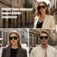商品图片 2 | B0GVNPDBZQ | FEISEDY Retro Aviator Sunglasses Women Men 70s Trendy Square Shades B0422