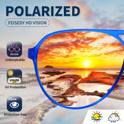 ÉÌƷͼƬ 10 | B0GVSV8P8S | FEISEDY Polarized Aviator Sunglasses for Men Women Trendy Sports TR90 B0378