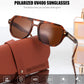 商品图片 44 | B0DSH2BVX5 | FEISEDY Polarized Aviator Sunglasses Men Women, Retro 70s Style Design - UV400 Protection, Driving & Daily Wear B0203