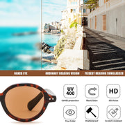 ÉÌƷͼƬ 10 | B0GYW69THN | FEISEDY Reading Glasses for Women Men Retro Oval Reader Sunglasses B1379