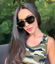 ÉÌƷͼƬ 40 | B0CDGNN3ZN | FEISEDY Vintage 70s Aviator Sunglasses Men Women Classic Retro Trendy Large Frame UV400 Sun Glasses B0030