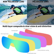 ÉÌƷͼƬ 37 | B0CWTZ9491 | FEISEDY Fashion Polarized Sunglasses Oversized One Piece Reflective Lens Sports Sun Glasses B0122