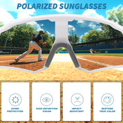 ÉÌƷͼƬ 9 | B0D78XVKSX | FEISEDY Polarized Cycling Glasses Sports Sunglasses, UV400 Protection Baseball Running Glasses for Men Women Youth B0180