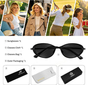 ÉÌƷͼƬ 20 | B0GVDPV1W4 | FEISEDY Metal Oval Sunglasses UV400 Protection for Women and Men B0429