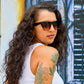 商品图片 94 | B0C5378735 | FEISEDY Vintage Square Cat Eye Sunglasses Women Trendy Cateye Sunglasses B2473