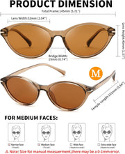 ÉÌƷͼƬ 12 | B0HBV67DG3 | FEISEDY Retro Polarized Cat Eye Sunglasses for Women Men UV400 B0466