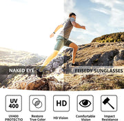 ÉÌƷͼƬ 5 | B0FY1FRVVK | FEISEDY Sports Sunglasses TR90 Rimless Frame for Men Women B0349