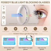 ÉÌƷͼƬ 4 | B0GT2R9GP7 | FEISEDY Photochromic Blue Light Blocking Glasses Fashion Women Men B1238