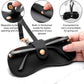 商品图片 3 | B0FMY27LR3 | FEISEDY Sunglass Case, 2Pcs Soft Leather Eyeglass Cases for Women | Slim Portable Glasses Holder, with Button-Closure Wrist Strap for Travel & Outdoor B0308