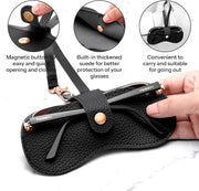 商品图片 10 | B0FGXSC9RB | FEISEDY Soft Leather Sunglass Case-Slim Portable Glasses Holder for Women
