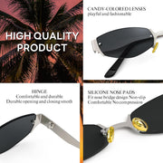 ÉÌƷͼƬ 4 | B0CHYTCP8J | FEISEDY Retro Oval Sunglasses Women Men Y2K Fashion Designer Cosplay Glasses Party Accessories B2376