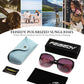 商品图片 56 | B0BJ71VZCB | FEISEDY Women's Fashion Sunglasses, Oversized Square Frame with Pearl Sparkling, Polarized UV Protection B2821