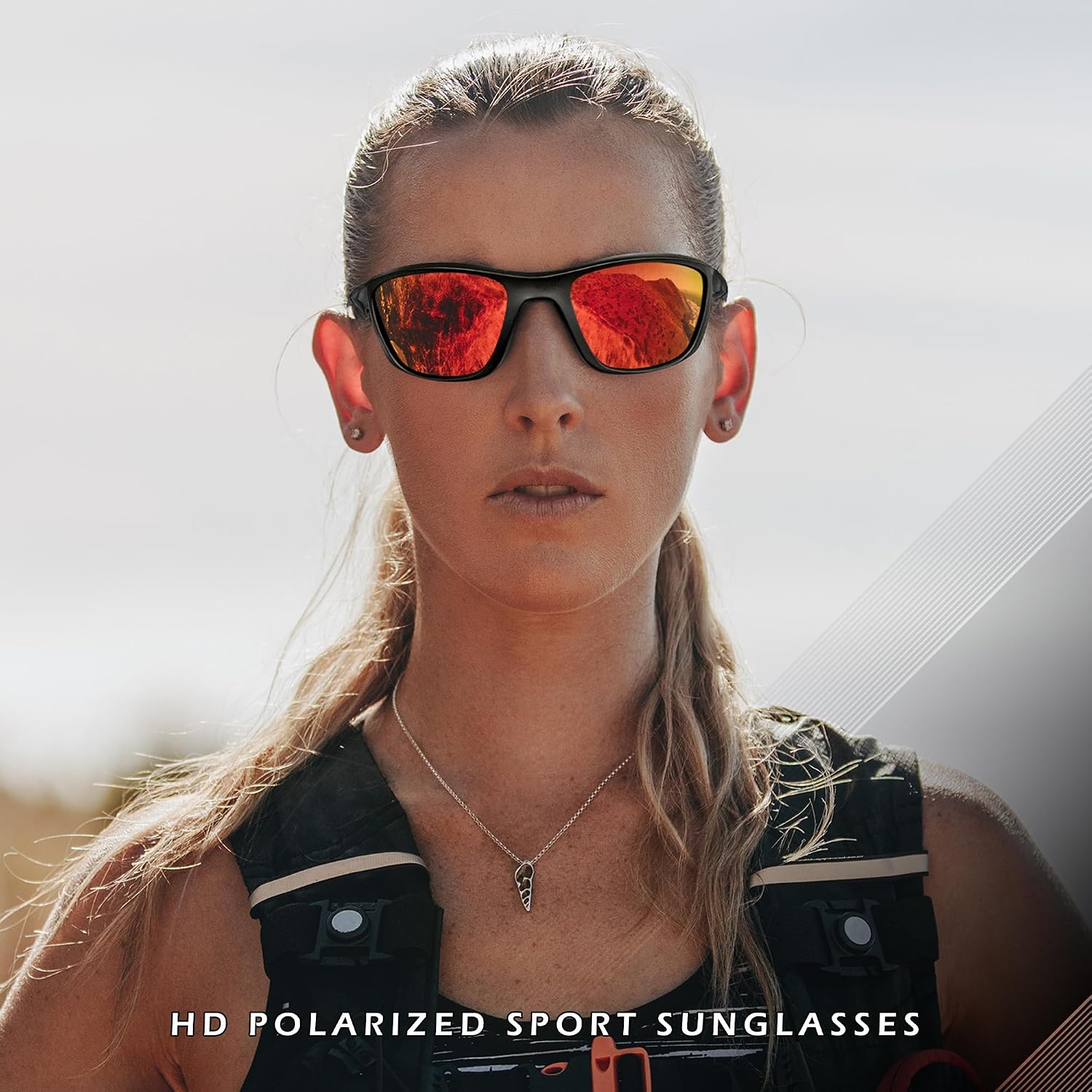 商品图片 9 | B0CTXW1SQG | FEISEDY Sports Polarized Sunglasses For Men Women Cycling Driving Fishing Running UV400 Protection B0125