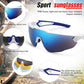 商品图片 12 | B0B2WDLNDM | FEISEDY Sports Sunglasses, with 5 Lenses for Men Women, TR90 Lightweight, Baseball Cycling Motorcycle Running Golf B2940