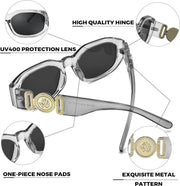 ÉÌƷͼƬ 12 | B0B5V7T75J | FEISEDY Retro Trendy Rectangle Sunglasses Women Men Narrow Shades B2322