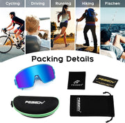ÉÌƷͼƬ 21 | B0CTT71RHP | FEISEDY Polarized Sports Sunglasses for Men Women Youth Cycling Glasses Baseball Softball Sunglasses B2368