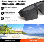 ÉÌƷͼƬ 9 | B0GGMHCCXG | FEISEDY Polarized Fit Over Glasses Sunglasses for Men Women, Sports Wrap Around for Driving Cycling Fishing B0382