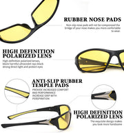 ÉÌƷͼƬ 33 | B0FG2NFPX3 | FEISEDY 3 Pack Polarized Sports Sunglasses for Men, Wrap Around Frame, UV400 Protection, Fishing Driving Cycling B2674