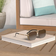 ÉÌƷͼƬ 2 | B09SDC5BD5 | FEISEDY Sunglasses Mens Women Vintage Pilot Square Trendy Metal Steampunk Fishing Driving Sun Glasses B2894