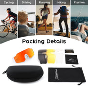 ÉÌƷͼƬ 41 | B0FMRGGCL4 | FEISEDY Polarized Sports Sunglasses for Men Women Youth - Baseball, Running, Cycling UV400 Protection 4 Lenses B0279