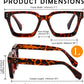 商品图片 31 | B0CWRK3FFF | FEISEDY Blue Light Blocking Glasses Women Men Chunky Square Computer Glasses B0101