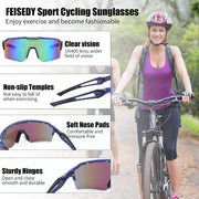 ÉÌƷͼƬ 25 | B0CVWYCSZS | FEISEDY Sports Sunglasses for Men Women Baseball Cycling Running Driving Glasses UV400 B0088