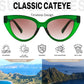 商品图片 22 | B0GVF3CZ9N | FEISEDY Cat eye Sunglasses Polarized and Retro Stylish for Women Men B0428 | UV400 Protection, for Driving Fishing Beach Travel and Party, Metal Accents, Versatile Styling