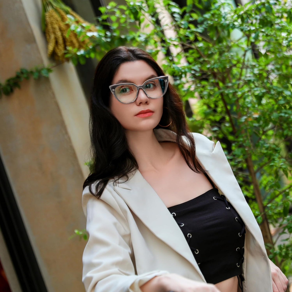 ÉÌƷͼƬ 17 | B0D5XLRPP2 | FEISEDY Cat Eye Blue Light Blocking Glasses for Women Anti Eyestrain & UV B0182