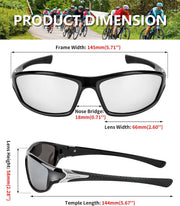 ÉÌƷͼƬ 50 | B09CT4VMCM | FEISEDY Classic Men Polarized Sports Sunglasses Night Driving Yellow Lenses Cycling Fishing Driving Glasses B2674