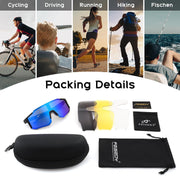 ÉÌƷͼƬ 6 | B0FMRGGCL4 | FEISEDY Polarized Sports Sunglasses for Men Women Youth - Baseball, Running, Cycling UV400 Protection 4 Lenses B0279