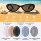 商品图片 34 | B0H6WC71MZ | FEISEDY Retro Oval Polarized Sunglasses for Women Cat Eye TR90 Shades B0460
