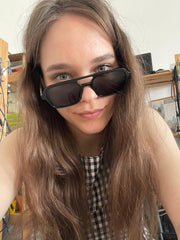 ÉÌƷͼƬ 69 | B0925V3NP4 | FEISEDY Vintage Square 70s Flat Aviator Sunglasses Women Men Metal Design Shades B2752