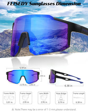 ÉÌƷͼƬ 4 | B0FMRGGCL4 | FEISEDY Polarized Sports Sunglasses for Men Women Youth - Baseball, Running, Cycling UV400 Protection 4 Lenses B0279