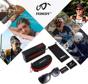 ÉÌƷͼƬ 27 | B094CJFYW6 | FEISEDY Vintage Square Polarized Sunglasses for Women Men Havana Thick Wrap Around Sun Glasses UV400 B2703