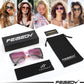 商品图片 41 | B08HVPGJW5 | FEISEDY Sunglasses Womens Trendy, Oversized Square Shades, Pearl Inlay Cat Eye Frame UV400 Protection B2625