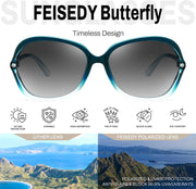 ÉÌƷͼƬ 11 | B0H8N71P98 | FEISEDY Fashion Polarized Sunglasses for Women Butterfly UV400 B0424