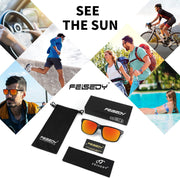 ÉÌƷͼƬ 16 | B09P11P3PC | FEISEDY Polarized Sports Sunglasses for Men Women, Classic Fishing Driving Cycling Goggles, UV400 Protection B2234