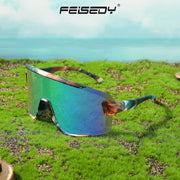 ÉÌƷͼƬ 29 | B0B45K1FS2 | FEISEDY Cycling Glasses Men Women Sport Sunglasses 80s ski Goggles Driving Fishing Biking Sunglasses UV Protection B2944