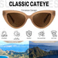 商品图片 10 | B0GVF3CZ9N | FEISEDY Cat eye Sunglasses Polarized and Retro Stylish for Women Men B0428 | UV400 Protection, for Driving Fishing Beach Travel and Party, Metal Accents, Versatile Styling