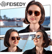 ÉÌƷͼƬ 35 | B0F4D461TF | FEISEDY Polarized Aviator Mens Sunglasses Square Modern Women Vintage Style Acetate Frame UV400 B0191