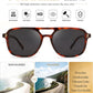 商品图片 25 | B0H2V9BFS5 | FEISEDY Retro Polarized Aviator Square Sunglasses for Women Men UV400 B0357