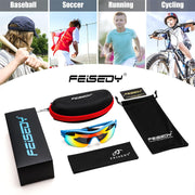 ÉÌƷͼƬ 12 | B0CZ7Y96D2 | FEISEDY Polarized Sports Sunglasses for Kids Youth Baseball Cycling Running Glasses for Boys Girls Age 3-12 B0142