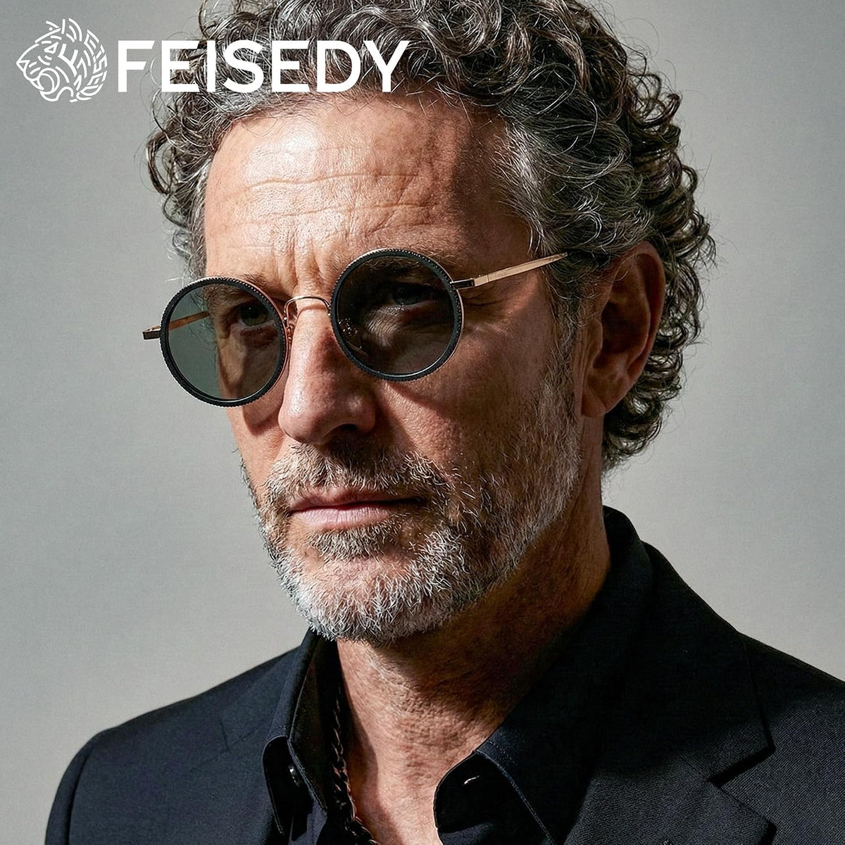 ÉÌƷͼƬ 12 | B0GG9HX9Z6 | FEISEDY Adjustable Polarized Round Sunglasses B0379