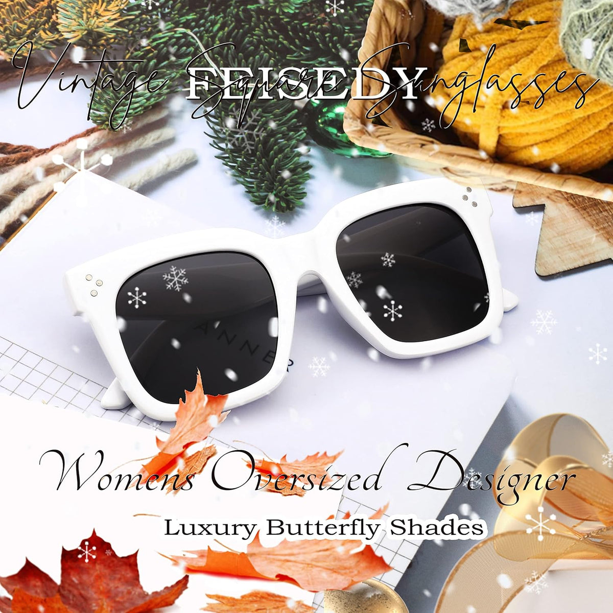 ÉÌƷͼƬ 11 | B07Q31N6CH | FEISEDY Vintage Butterfly Sunglasses Designer Luxury Sun Glasses B2486