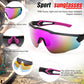 商品图片 27 | B0B2WDLNDM | FEISEDY Sports Sunglasses, with 5 Lenses for Men Women, TR90 Lightweight, Baseball Cycling Motorcycle Running Golf B2940